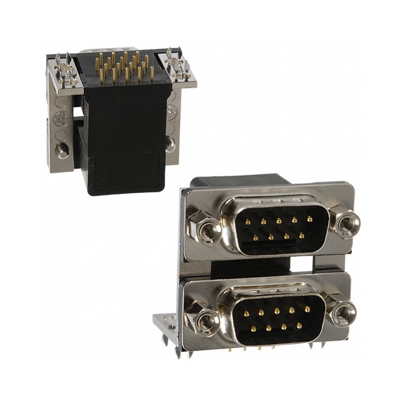 1 pcs : 189-009-613R571 - CONN D-SUB PLUG 9POS R/A SLDR