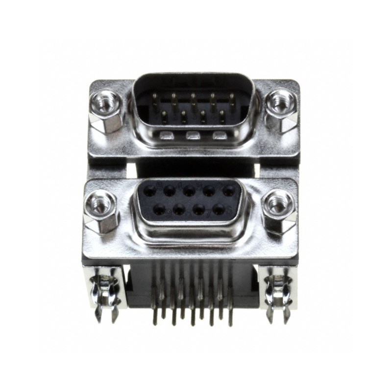 1 pcs : 189-009-413R571 - CONN D-SUB PLUG/RCPT 9P R/A SLDR