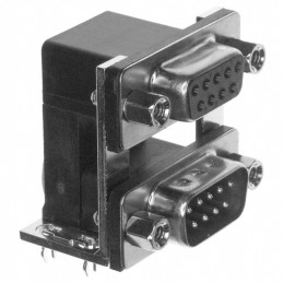 1 pcs : 178-009-313R571 - CONN D-SUB PLUG/RCPT 9P R/A SLDR