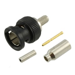1 pcs : HBC179DT - CONN HDBNC PLUG STR 75 OHM CRIMP