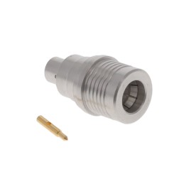 1 pcs : R123055000 - QMA / STRAIGHT PLUG SOLDER TYPE