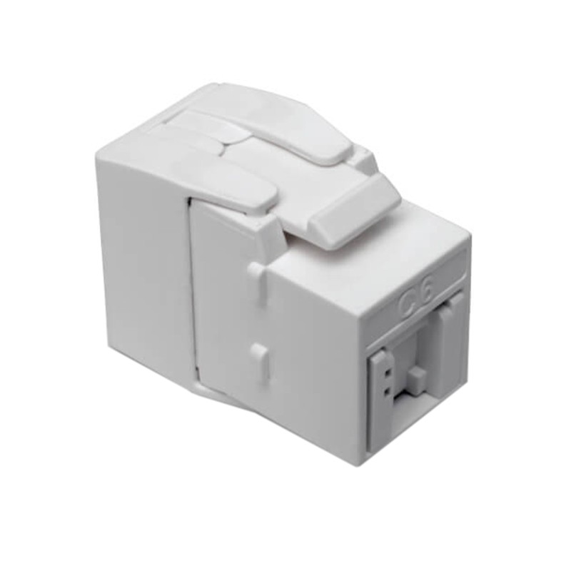 1 pcs : N238-001-GY-TF - KEYSTONE JACK CAT6A/CAT6/CAT5E,