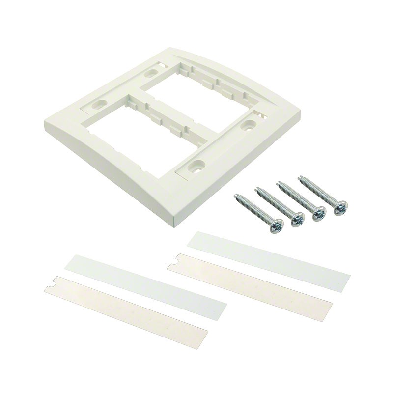 1 pcs : CBEIW-2GY - FACEPLATE DOUBLE GANG WHITE