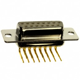 1 pcs : 173-E15-213R001 - CONN D-SUB RCPT 15POS R/A SLDR