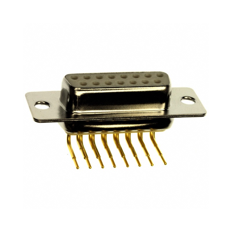 1 pcs : 173-E15-213R001 - CONN D-SUB RCPT 15POS R/A SLDR