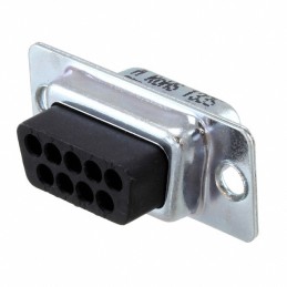 1 pcs : DEUH-9S-FO - CONN D-SUB HOUSING RCPT 9POS