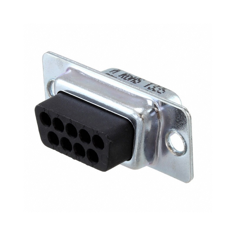 1 pcs : DEUH-9S-FO - CONN D-SUB HOUSING RCPT 9POS