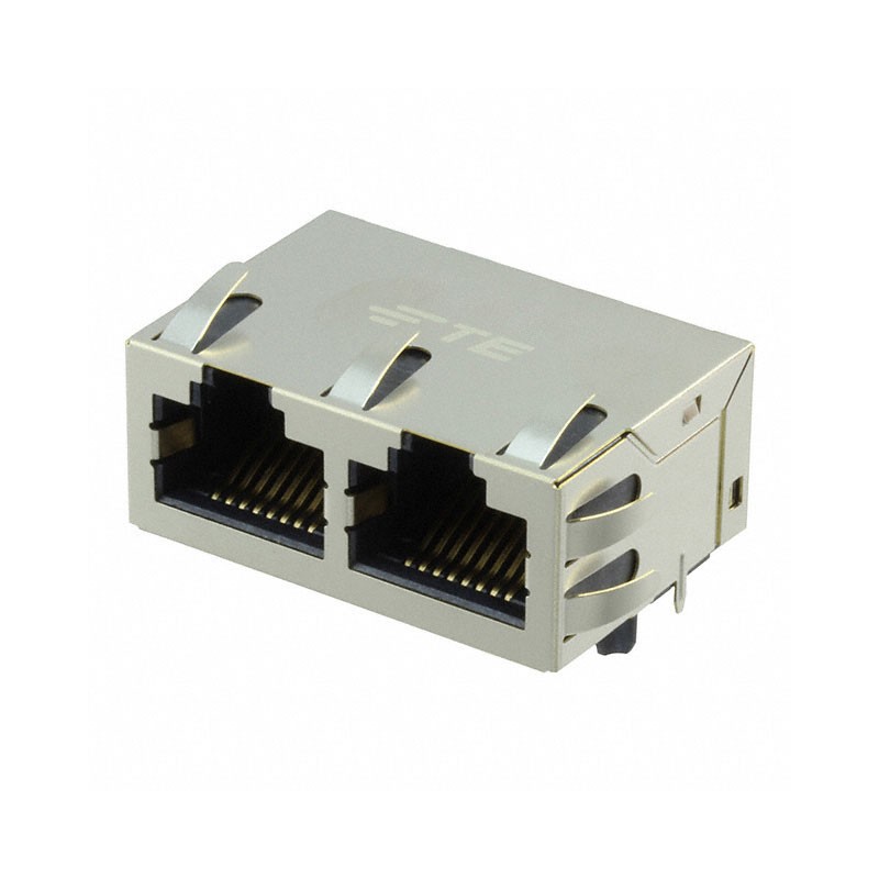 1 pcs : 5-2301996-1 - CONN JACK 2PORT 100 BASE-T PCB