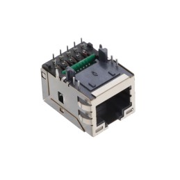 1 pcs : 0937453608 - CONN JACK 1PORT 1000 BASE-T PCB