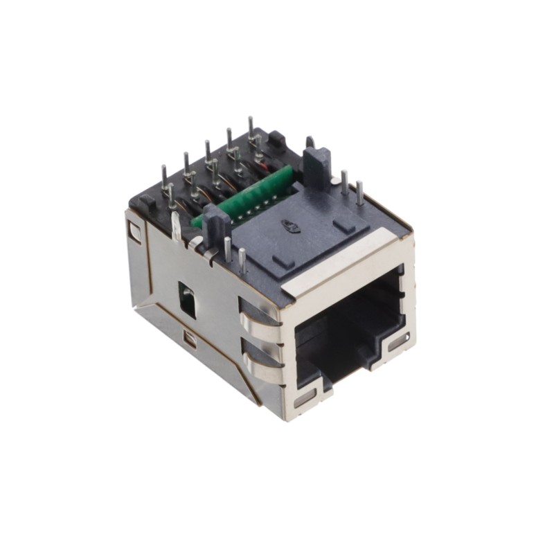 1 pcs : 0937453608 - CONN JACK 1PORT 1000 BASE-T PCB