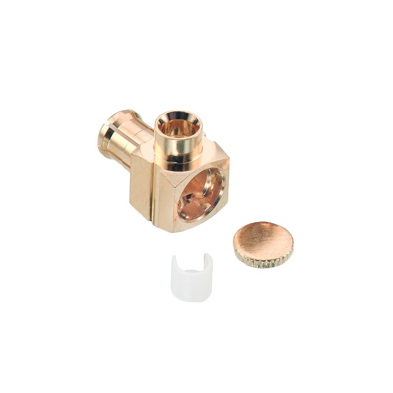 1 pcs : 60639031210820 - MCX RIGHT ANGLE PLUG, SOLDER TYP