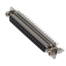 1 pcs : K85X-CD-37S-BRJ - CONN D-SUB RCPT 37POS VERT SLDR