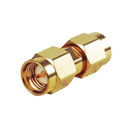1 pcs : AD-SAASAA-001M - RF ADP SMA PLUG TO SMA PLUG