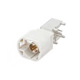 1 pcs : D4S20L-40MA5-B - CONN HSD FAKRA PLUG R/A 100OHM