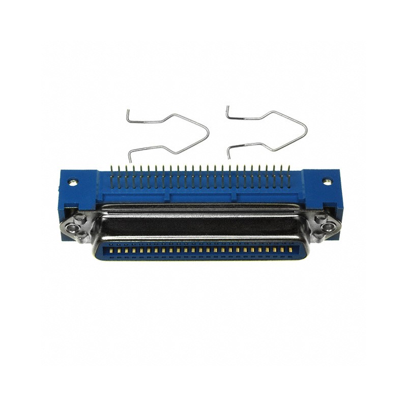1 pcs : 112-050-213R001 - CONN SCSI RCPT 50POS R/A SOLDER