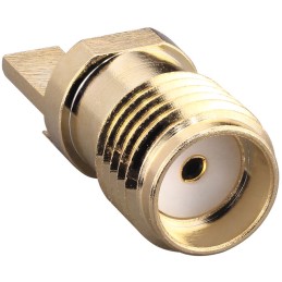 1 pcs : CONSMA021.062-G - SMA FML BOARD EDGE, MNT 0.062'