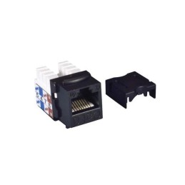 1 pcs : MJS110C6-BLK - JACK CAT6 RJ45/110 BLACK