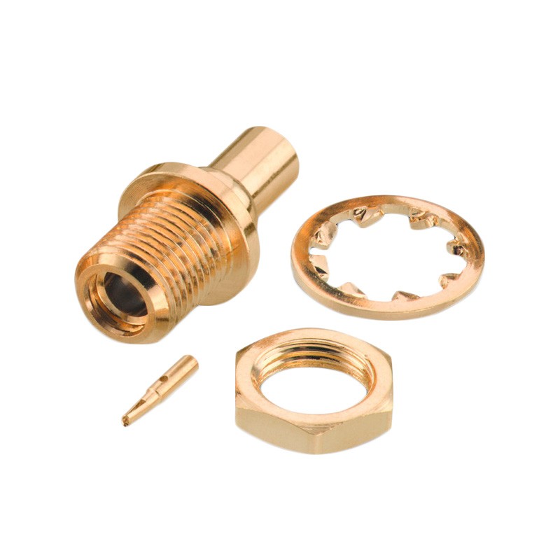 1 pcs : 66029421110820 - MMCX STRAIGHT BULKHEAD JACK, SOL