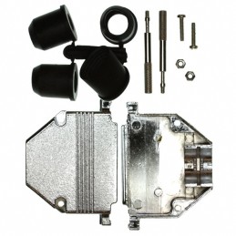 1 pcs : 979-050-030R121 - CONN BACKSHELL 50POS 180DEG SHLD