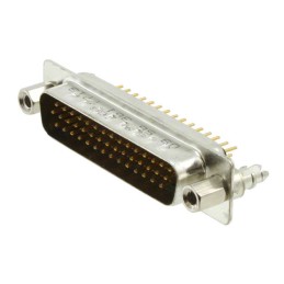 1 pcs : 09563617713 - CONN D-SUB HD PLUG 44P VERT SLDR