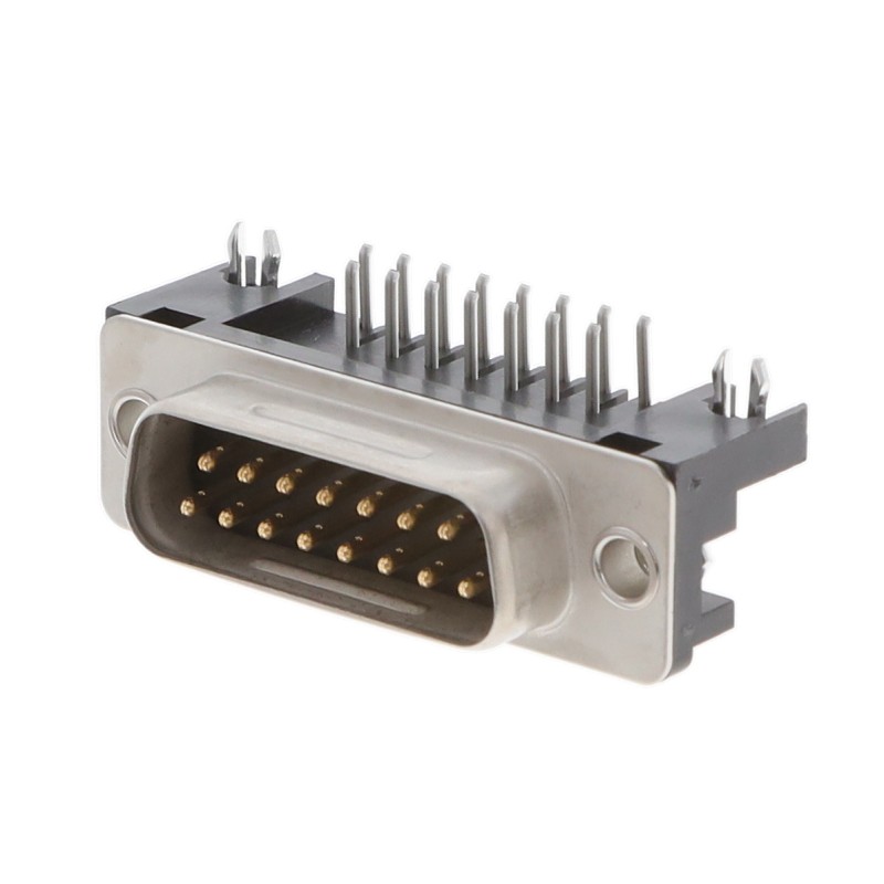 1 pcs : XM3C-1522-502 - CONN D-SUB PLUG 15POS R/A SLDR