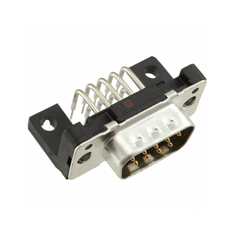 1 pcs : 09661226802 - CONN D-SUB PLUG 9POS R/A SLDR