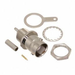 1 pcs : VB60-2081 - CONN BNC JACK STR 50 OHM CRIMP