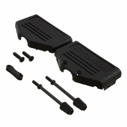 1 pcs : DBBS-25 - CONN BACKSHELL 25POS 180DEG