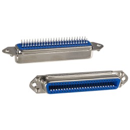 1 pcs : 111-050-213L001 - CONN SCSI RCPT 50POS VERT SOLDER