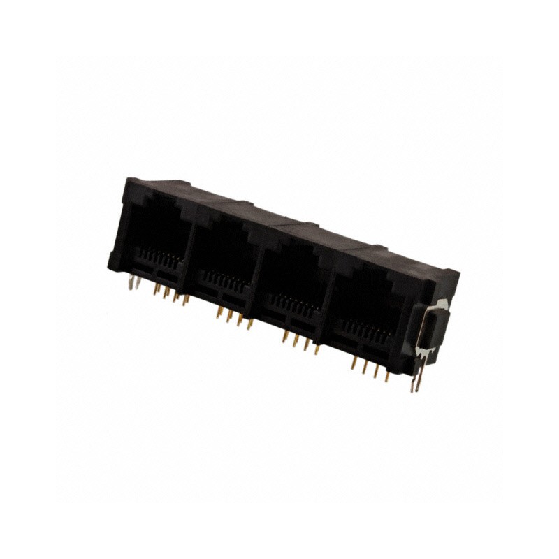 1 pcs : 615032149521 - CONN MOD JACK 8P8C R/A UNSHLD
