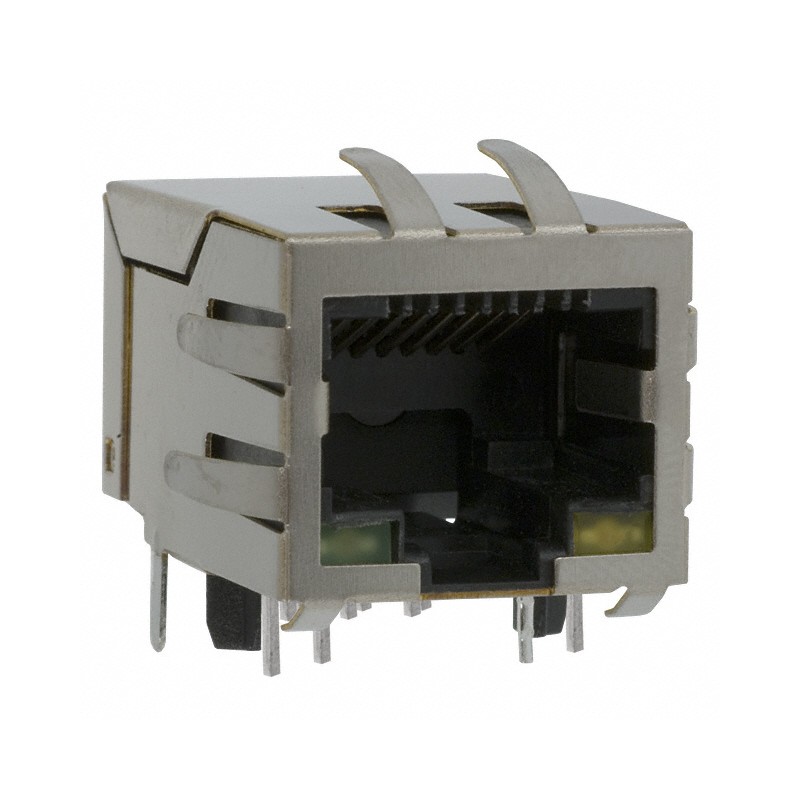 1 pcs : J0026D21BNL - CONN JACK 1PORT 100 BASE-TX PCB