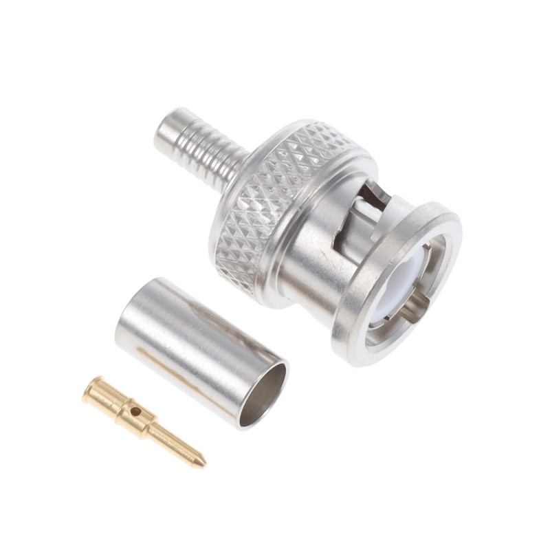 1 pcs : R141083000W - BNC / STRAIGHT PLUG CRIMP TYPE C