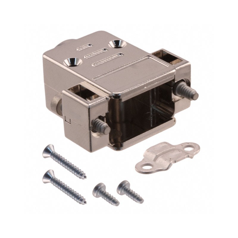 1 pcs : 09670090443 - CONN BACKSHELL 9POS 180DEG SHLD