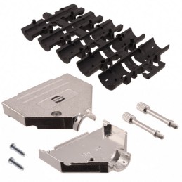 1 pcs : 09670250348 - CONN BACKSHELL 25POS 180DEG