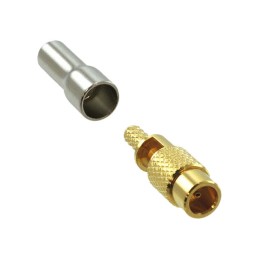 1 pcs : 73012 - CONN MCX JACK STR 75 OHM PUSH