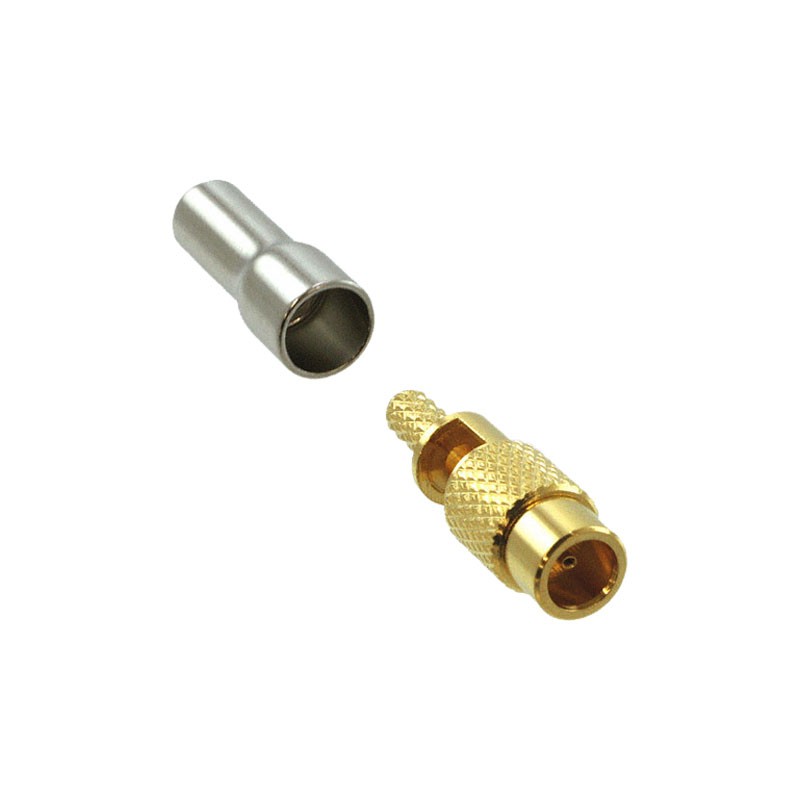 1 pcs : 73012 - CONN MCX JACK STR 75 OHM PUSH