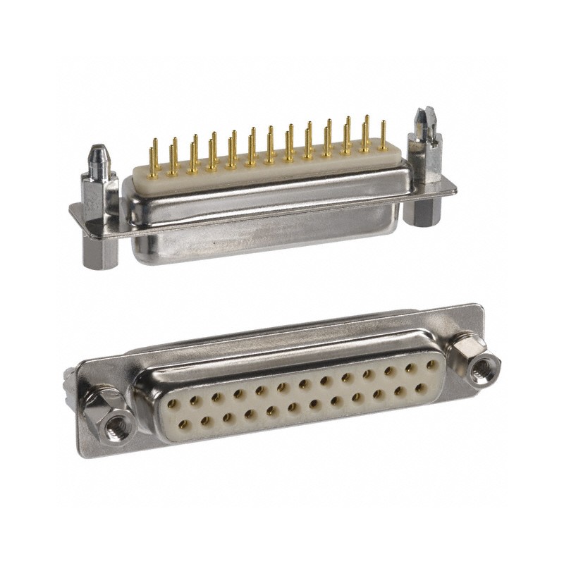 1 pcs : 172-E25-213R911 - CONN D-SUB RCPT 25P PNL MNT SLDR