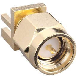 1 pcs : CONSMA013.062-G - SMA MALE BOARD EDGE, MNT 0.062'