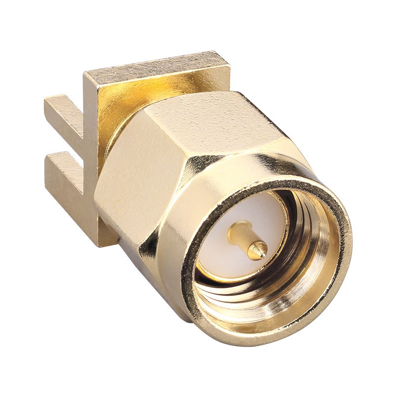 1 pcs : CONSMA013.062-G - SMA MALE BOARD EDGE, MNT 0.062'