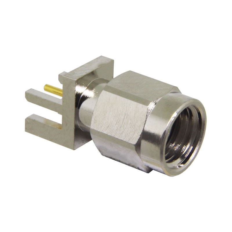 1 pcs : CONREVSMA013.062 - CONN RPSMA PLG STR 50OHM EDGEMNT