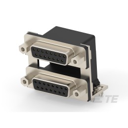 1 pcs : 2454917-6 - 15P FEMALE TO 15P FEMALE, WITH S