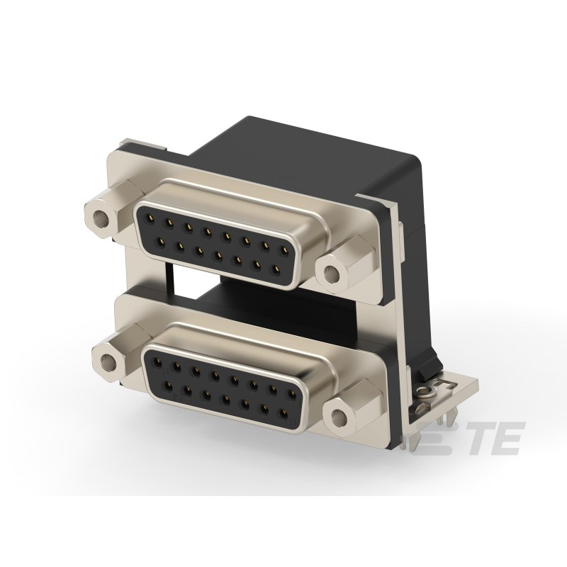 1 pcs : 2454917-6 - 15P FEMALE TO 15P FEMALE, WITH S