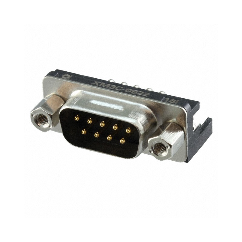 1 pcs : XM3C-0922-132 - CONN D-SUB PLUG 9POS R/A SLDR