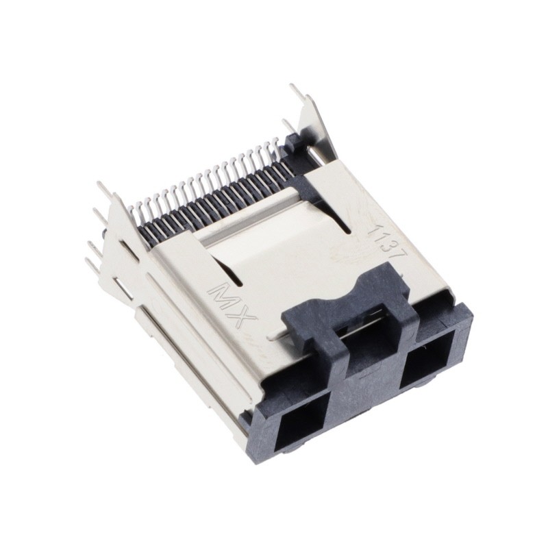 1 pcs : 0757840132 - CONN MINI SAS RCPT 36POS SLD SMD