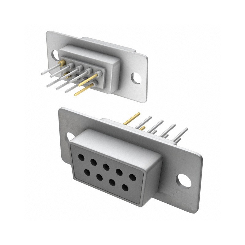 1 pcs : 772-E09-213R001 - CONN D-SUB RCPT 9P PNL MNT SLDR