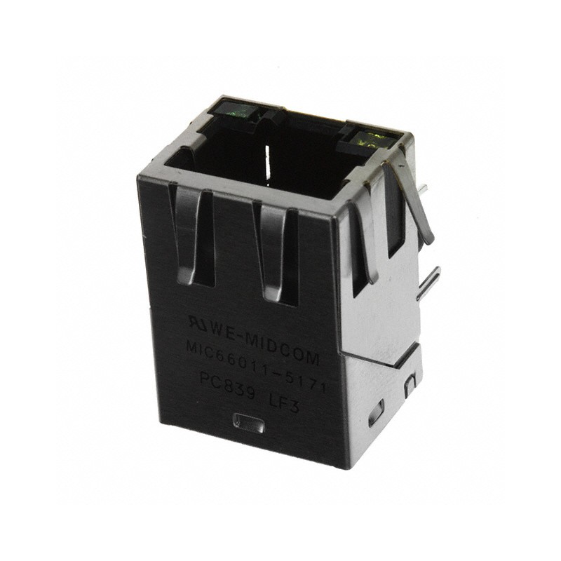 1 pcs : 7499211121A - CONN JACK 1PORT 100 BASE-T PCB