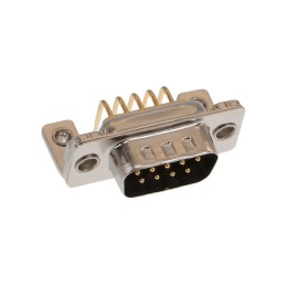 1 pcs : 773-E09-113R461 - CONN D-SUB PLUG 9POS R/A SLDR