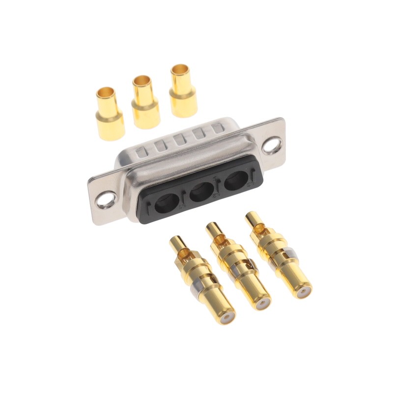 1 pcs : 682M3W3103L001 - CONN D-SUB PLUG 3P PNL MNT