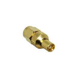 1 pcs : ADP-SMAM-MCXF - SMA PLUG TO MCX JACK ADAPTER