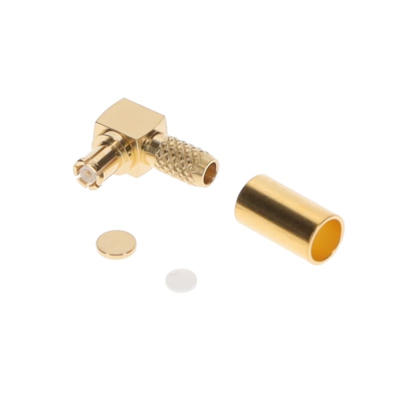 1 pcs : MMCXV-P-C-HF-RA-CA1 - 50 OHM MMCX HIGH-VIBRATION PLUG